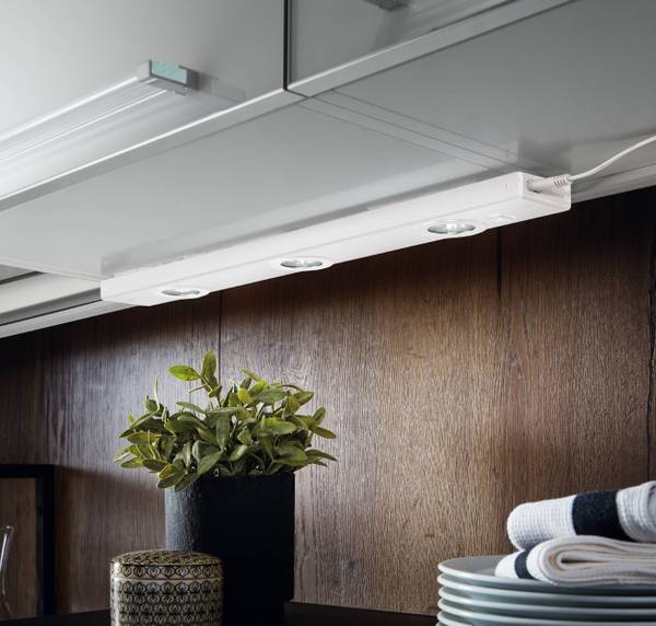 Lampada a incasso LED Kob Acciaio - 3 punti luce
