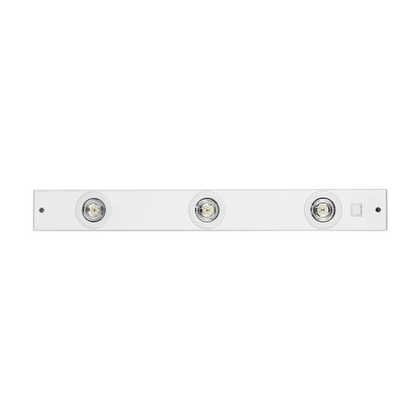Lampada a incasso LED Kob Acciaio - 3 punti luce