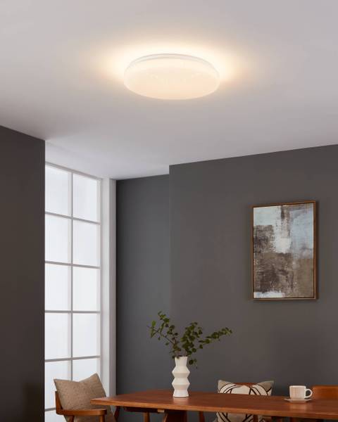 Lampada da soffitto LED Totari B Acciaio / Policarbonato - 4 punto luce