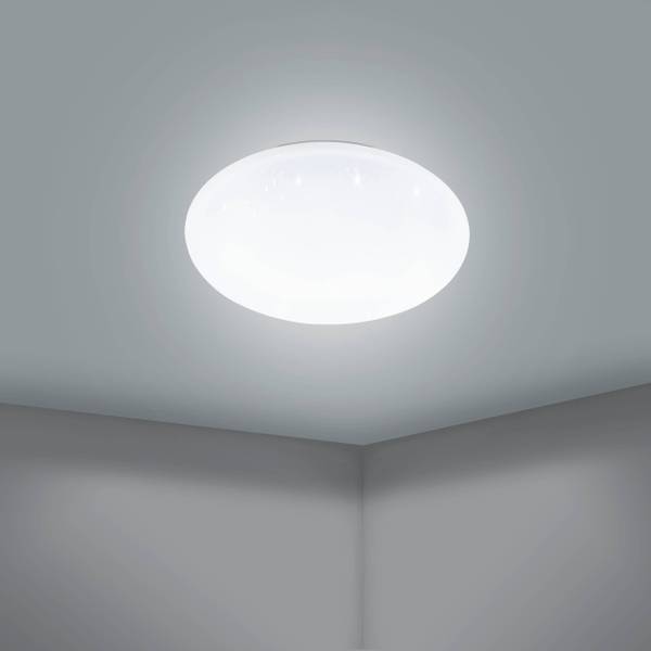 Lampada da soffitto LED Totari B Acciaio / Policarbonato - 4 punto luce