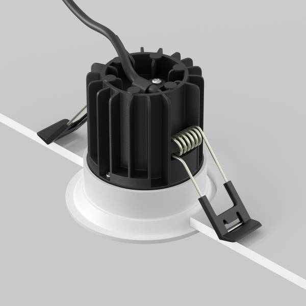 Lampada da soffitto LED Round C Alluminio - 1 punto luce