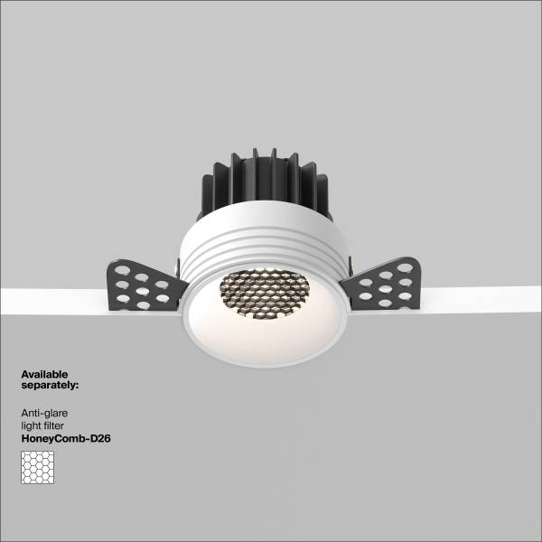 Lampada da soffitto LED Round C Alluminio - 1 punto luce
