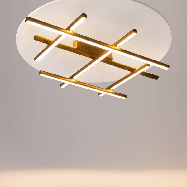 Plafonnier LED Radiance Silicone / Aluminium - 1 ampoule