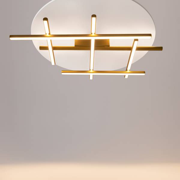Plafonnier LED Radiance Silicone / Aluminium - 1 ampoule