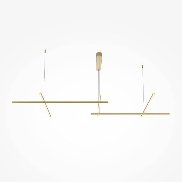 LED-Pendelleuchte Radiance Silikon / Aluminium - 1-flammig - Breite: 74 cm