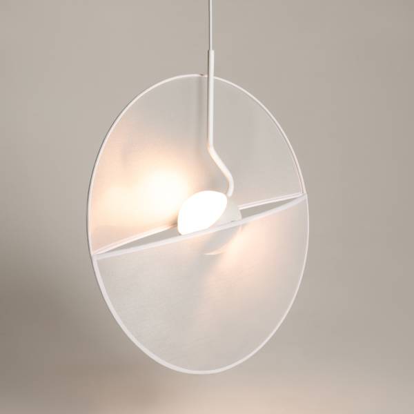 Lampada a sospensione LED Reflex Vetro fumé / Metallo - 1 punto luce