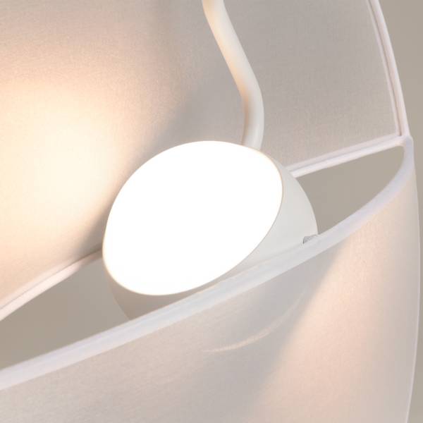 Lampada a sospensione LED Reflex Vetro fumé / Metallo - 1 punto luce