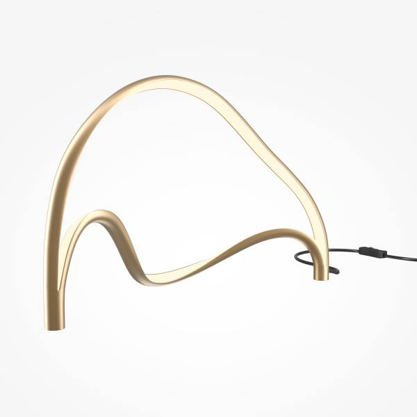 LED-tafellamp Plons silicone/aluminium - 1-lichts