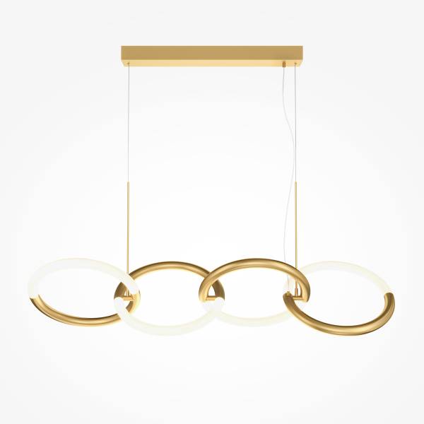 Lampada a sospensione LED Node Vetro fumé / Mischmetall - 1 punto luce