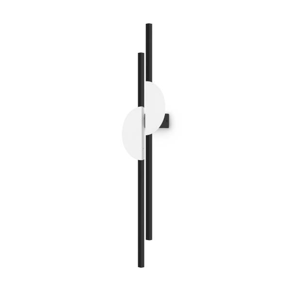 LED-wandlamp Skyline aluminium - 1-lichts