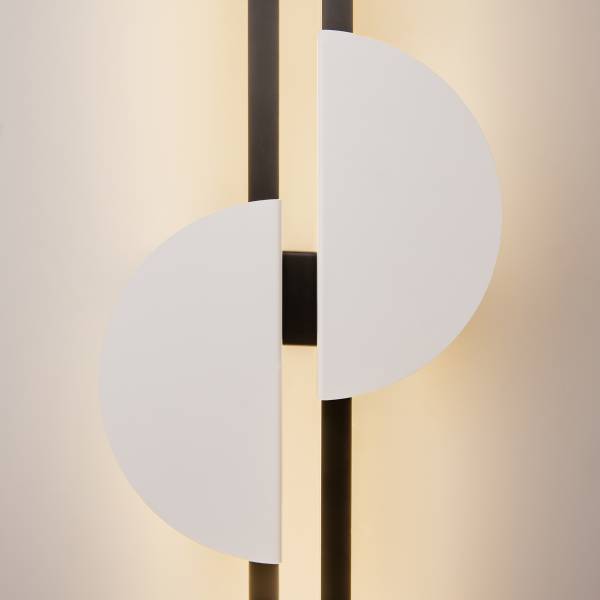 LED-wandlamp Skyline aluminium - 1-lichts