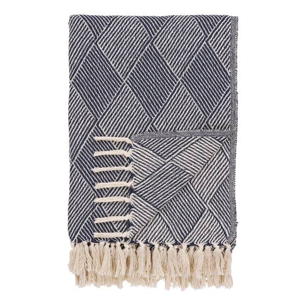 Plaid Hyoma Recycelte Baumwolle / Polyester - Blau