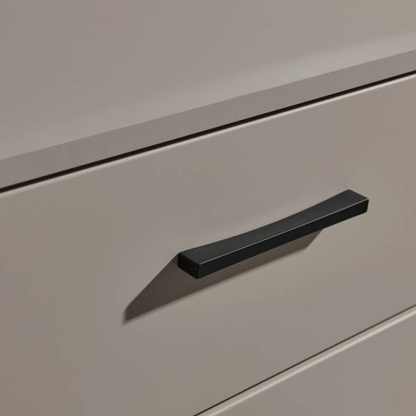 Beleuchtetes TV-Lowboard Venchy Sandgrau