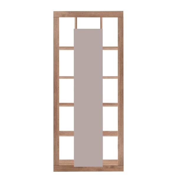 Schrank Rimini Kaschmir / Eiche Dunkel Dekor