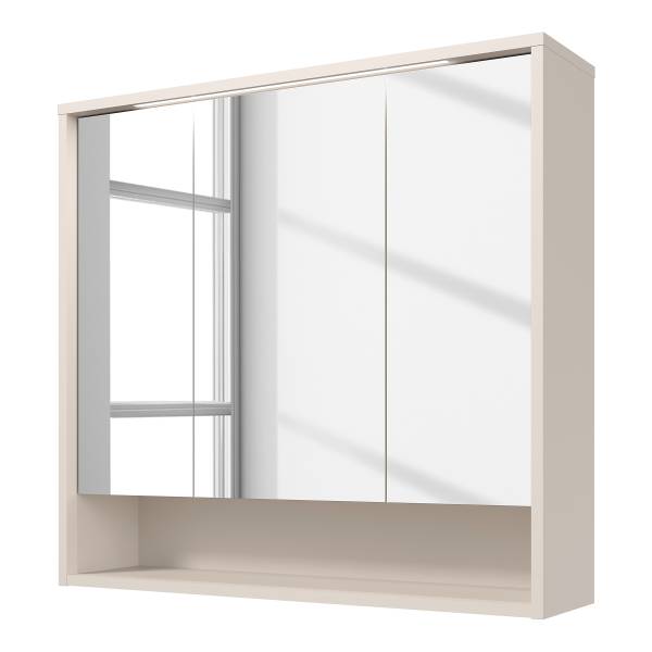 Armadietto illuminato Juvara 80 cm cashmere