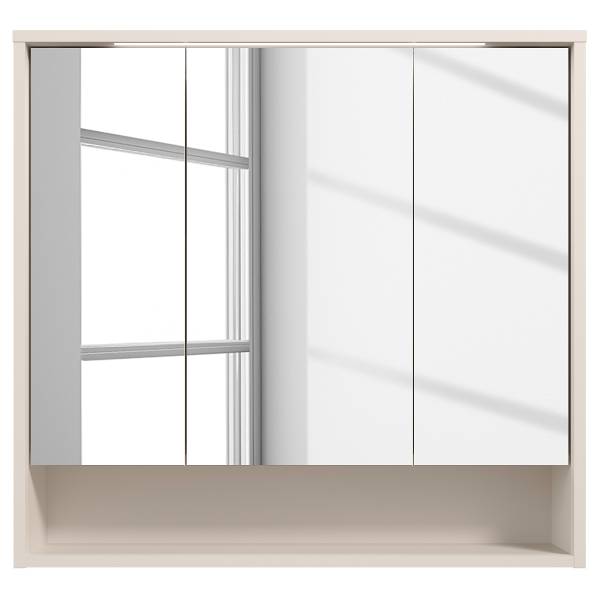 Armadietto illuminato Juvara 80 cm cashmere