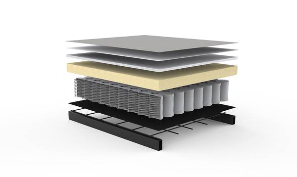 Pouf Recast Styletto Senfgelb