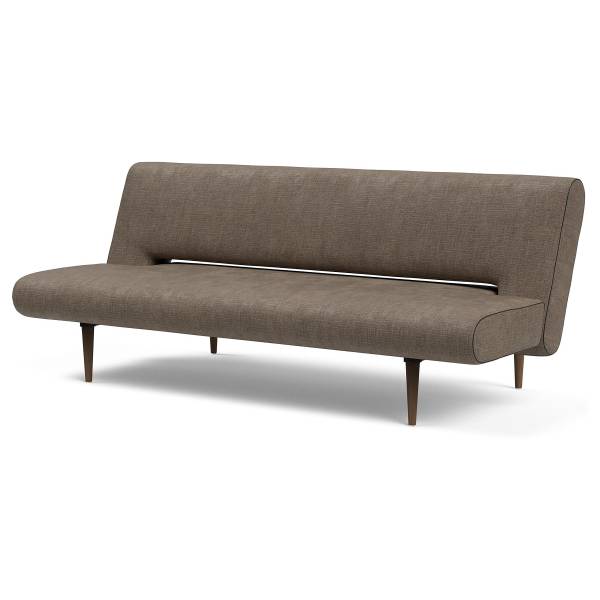 Schlafsofa Unfurl II Webstoff Esina: Matt Braun