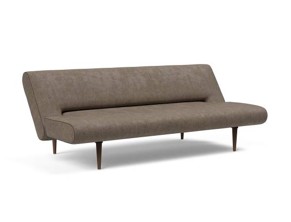 Schlafsofa Unfurl II Webstoff Esina: Matt Braun