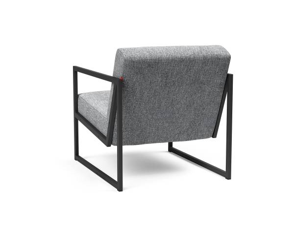 Sessel Vikko mit Armlehne Stoff Twist: Granite