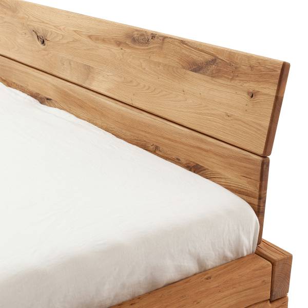 Houten bed Harmac wild eikenhout - 140 x 200 cm