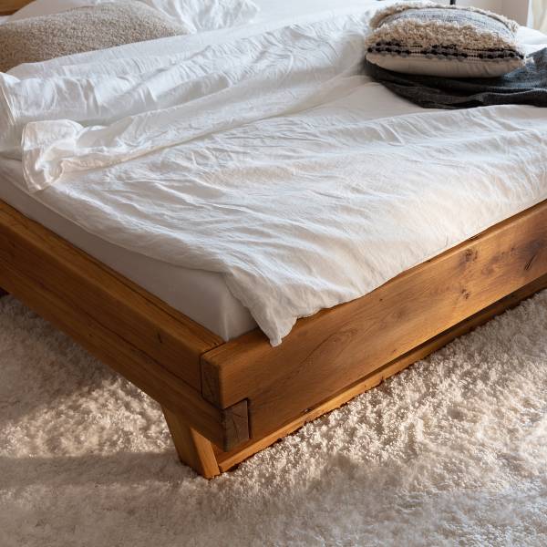 Houten bed Harmac wild eikenhout - 140 x 200 cm