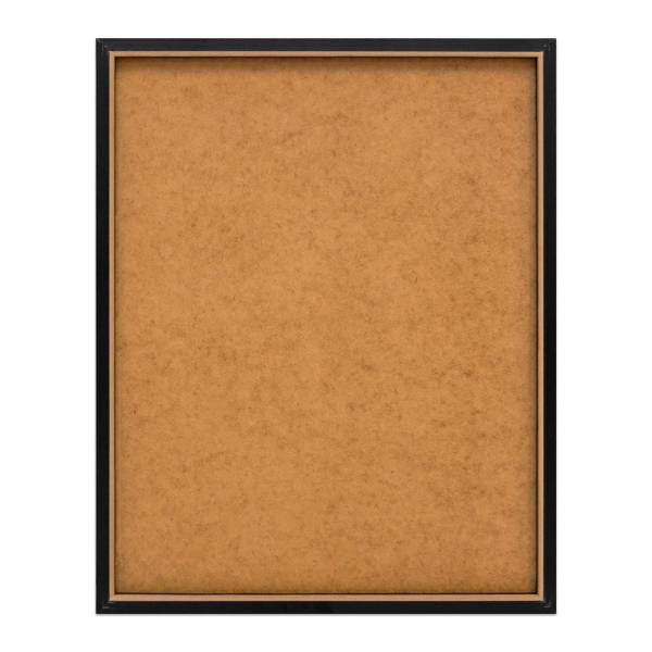 Kunstprint Home MDF - zwart/goudkleurig