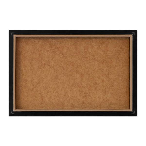 Kunstdruck Bon Appetit MDF - Schwarz / Weiß