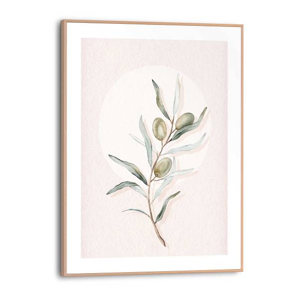 Impression Circle Olives MDF - vert / beige