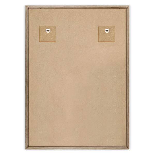 Holzbild Sculpted Silence MDF - Beige / Weiß