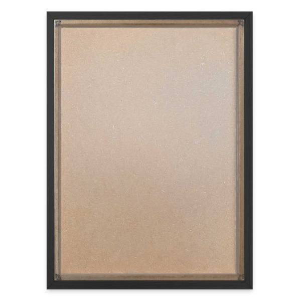 Holzbild Reliefbögen Typ A MDF - Schwarz / Weiß