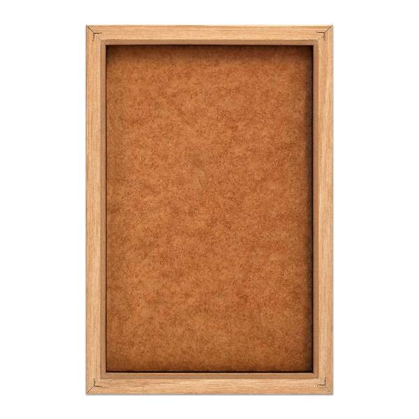Stampa Abstract Flowers MDF - Verde / Bianco