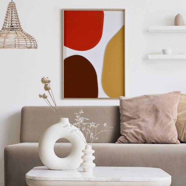 Holzbild Connected MDF - Multicolor