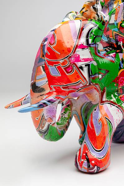 Dekofigur Elefant Dumbo Polyresin - Multicolor