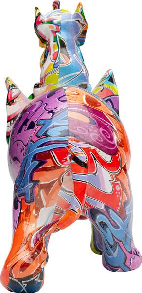Dekofigur Elefant Dumbo Polyresin - Multicolor