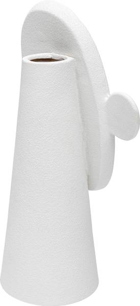 Vase Curly Head Porzellan - Weiß