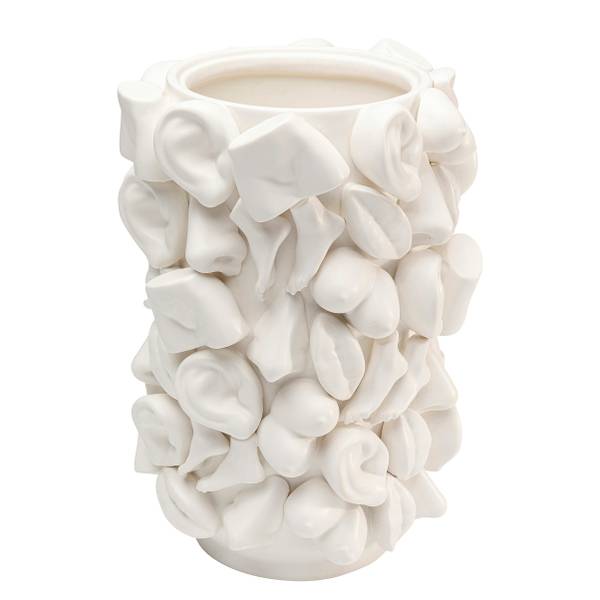 Vase Body Parts Porzellan - Weiß