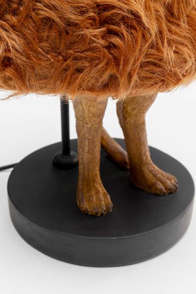 Tischleuchte Animal Meerkat Stahl / Polyresin - Braun