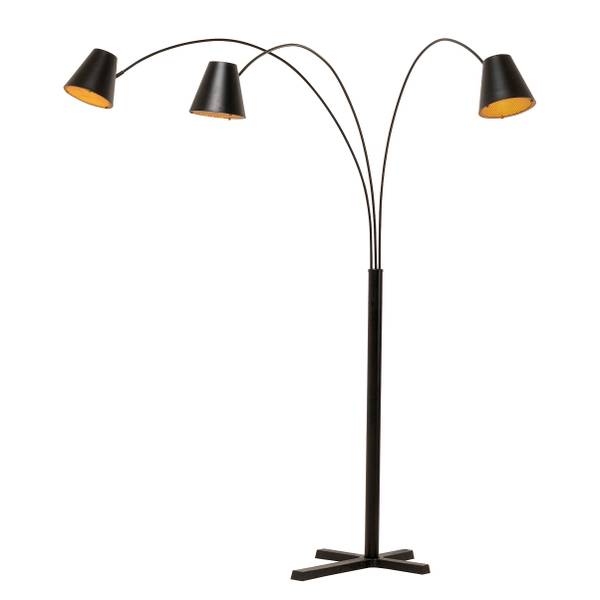 Lampadaire Cappellino Acier - Noir