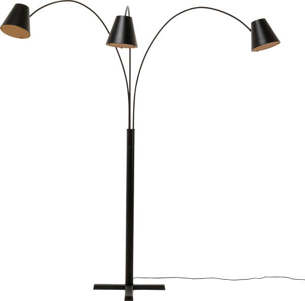Lampadaire Cappellino Acier - Noir