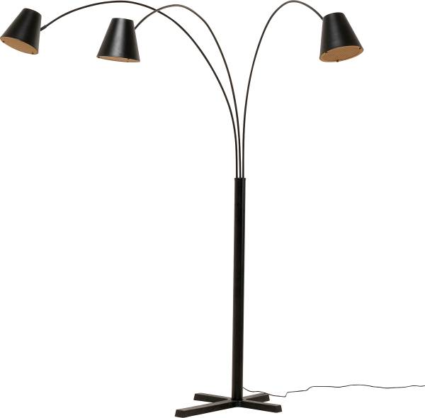 Lampadaire Cappellino Acier - Noir