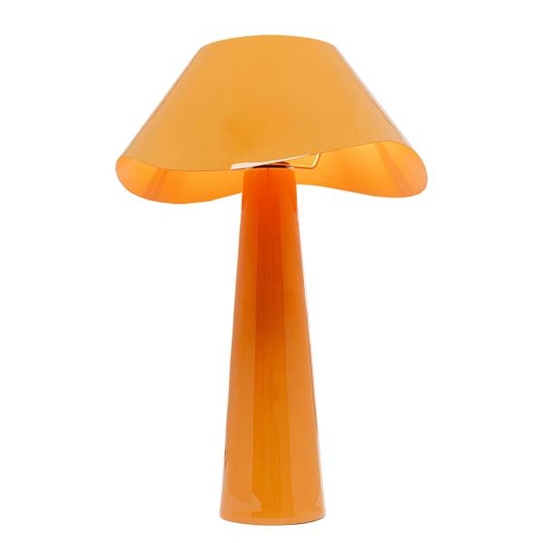 Tischleuchte Cloudy Stahl - Orange