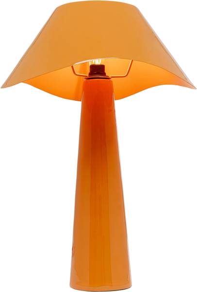 Tischleuchte Cloudy Stahl - Orange