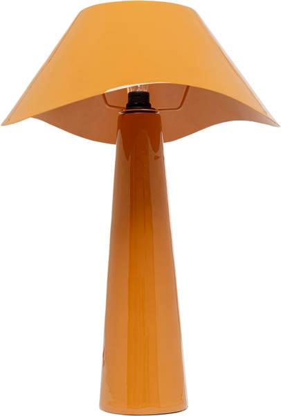 Tischleuchte Cloudy Stahl - Orange