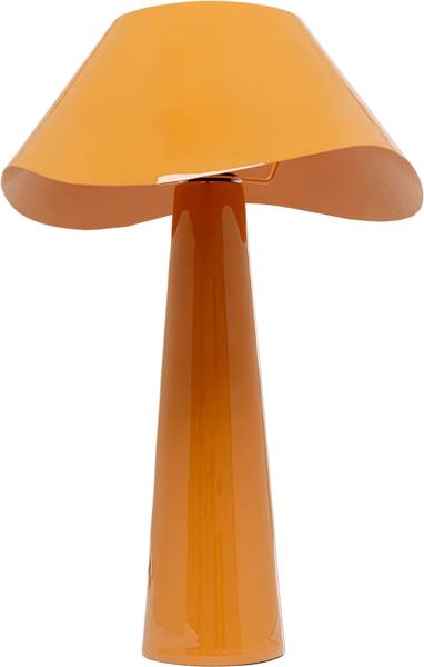 Tischleuchte Cloudy Stahl - Orange
