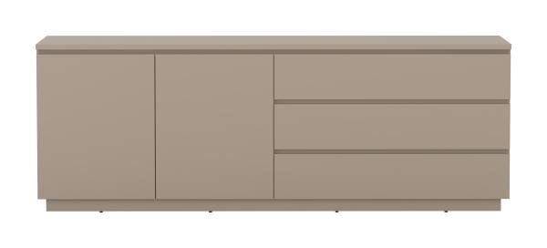 Dressoir YARA 4 lades zandgrijs