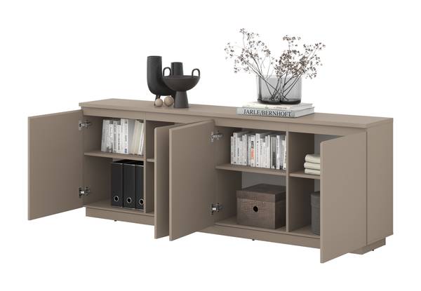 Enfilade YARA avec 4 portes Gris sable