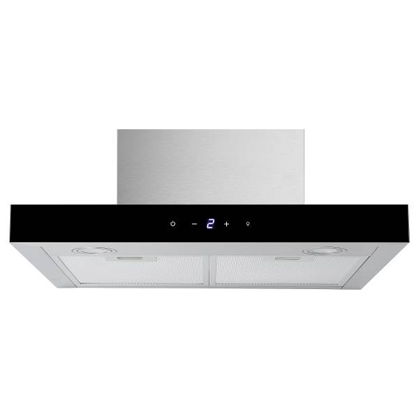 Cappa a camino Respekta 60 cm argento