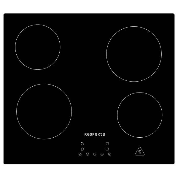 Oven- en kookplaatset autark Respekta B zwart