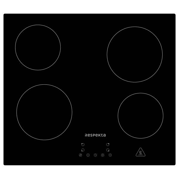 Oven- en kookplaatset autark Respekta B zwart